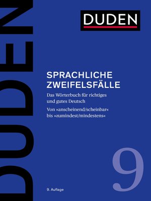 cover image of Sprachliche Zweifelsfälle
